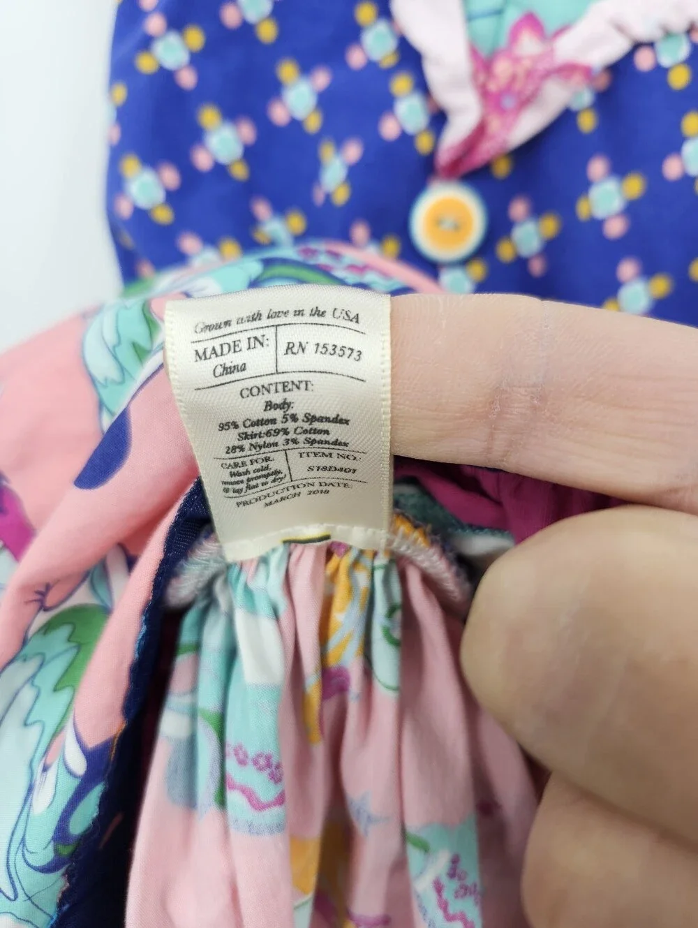 Wildflowers Girls Sundress Size 6 Pink Blue Bicycle Scooter Print Ruffle Dress